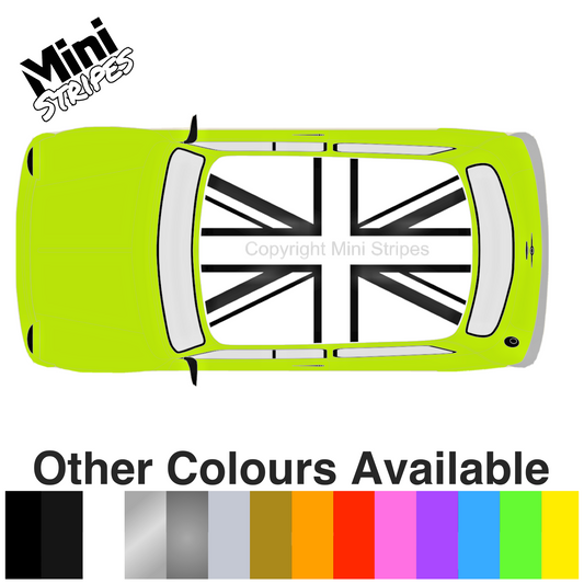 Classic Mini Inverted Union Jack Roof Graphics