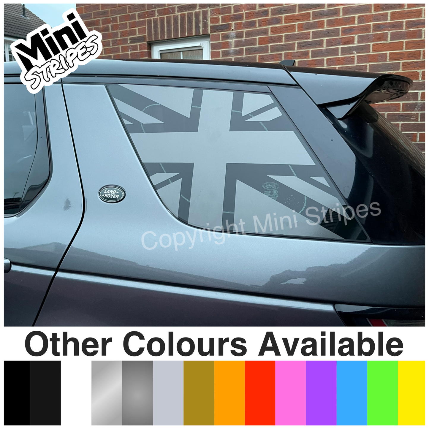 Land Rover Discovery Sport Window Union Jack Graphics