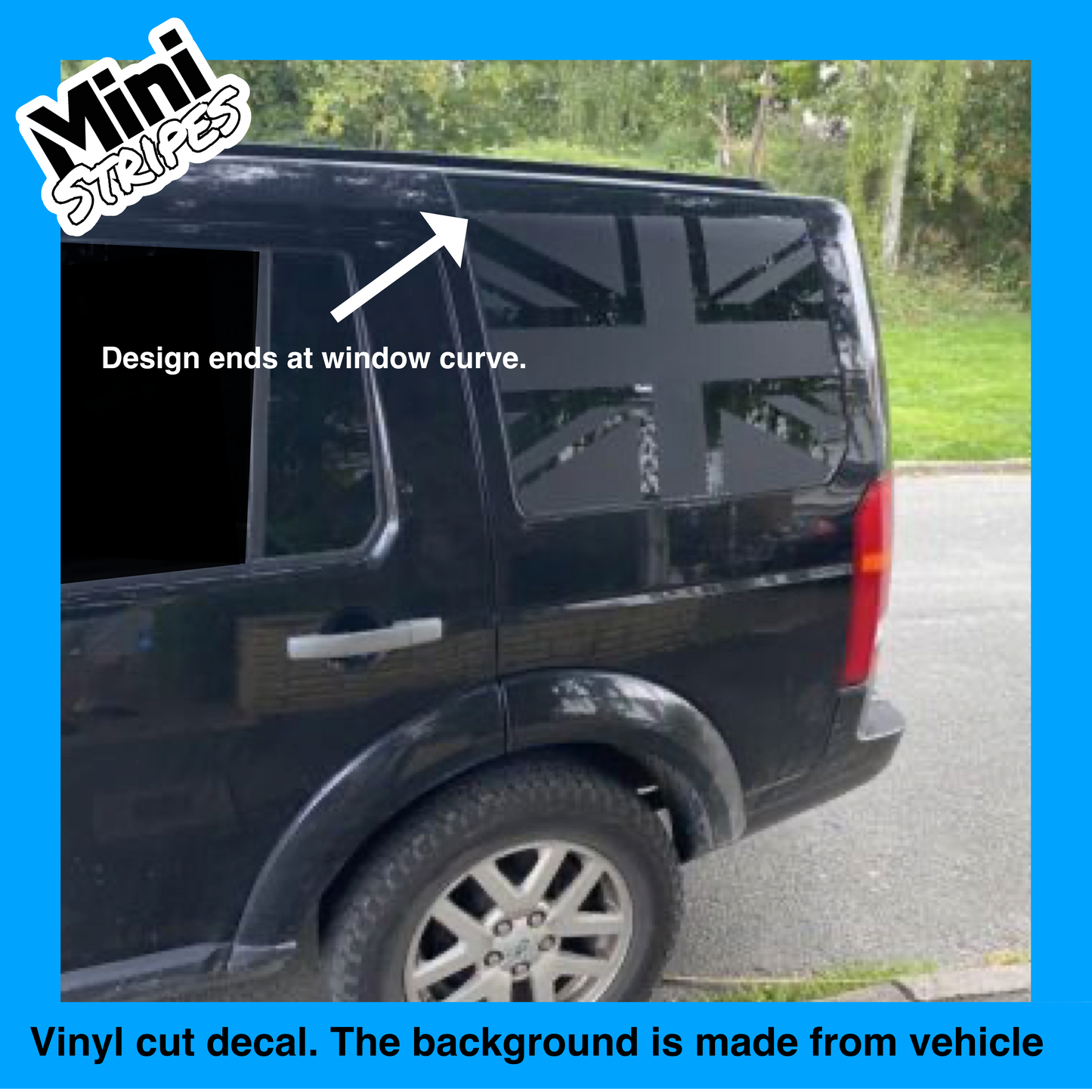 Land Rover Discovery 3/4 Window Union Jack Graphics