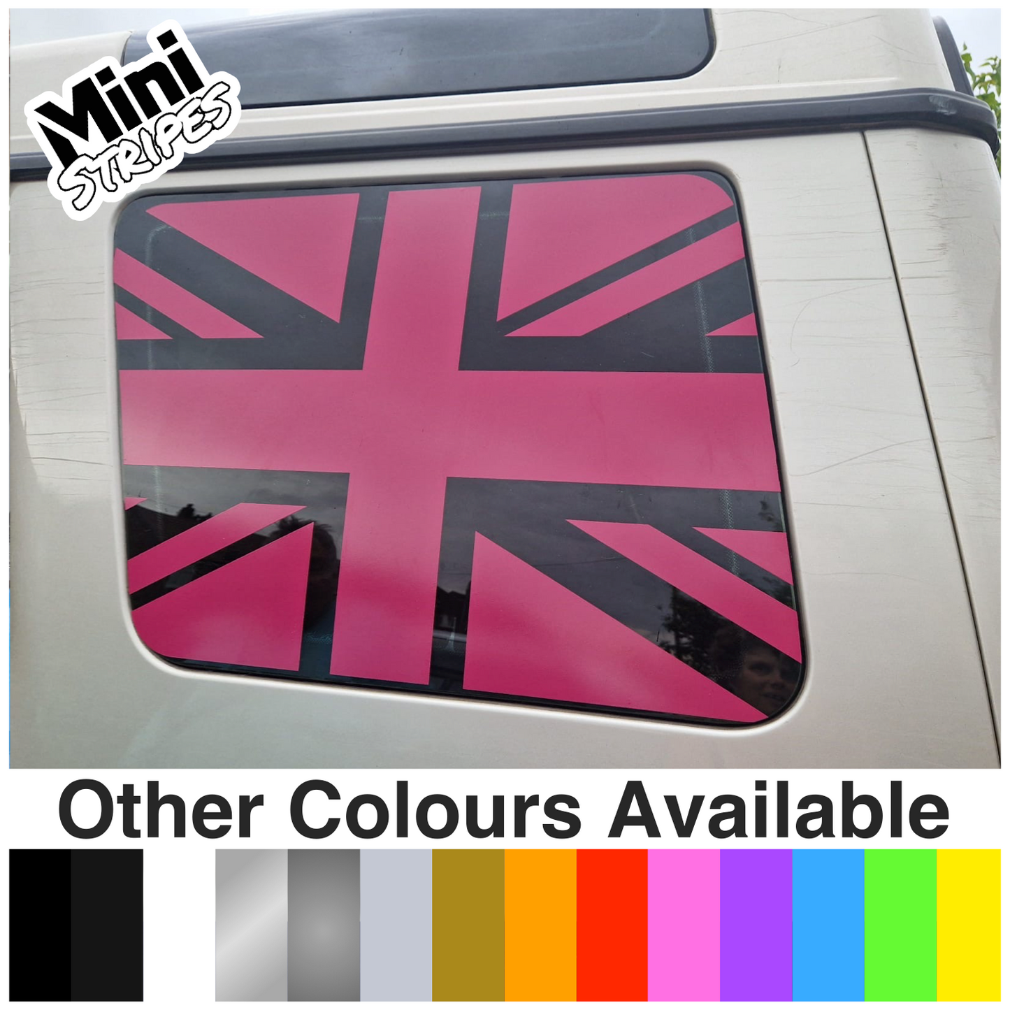 Land Rover Discovery 2 Window Union Jack Graphics